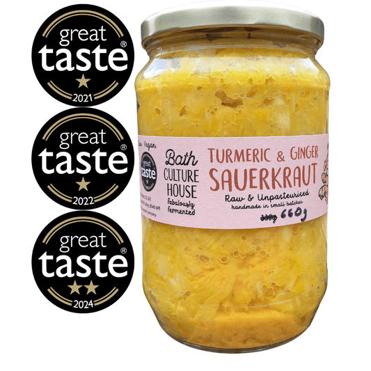 Turmeric & Ginger Sauerkraut 660g